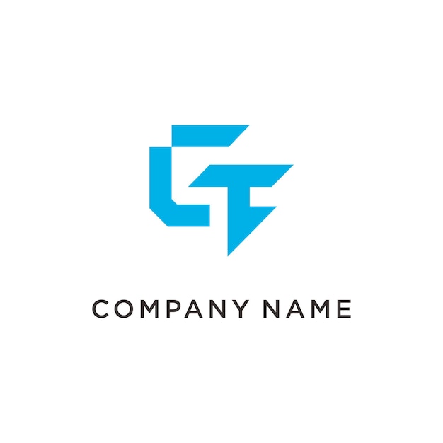 letter GT TG G T Logo Design Vector Template Element