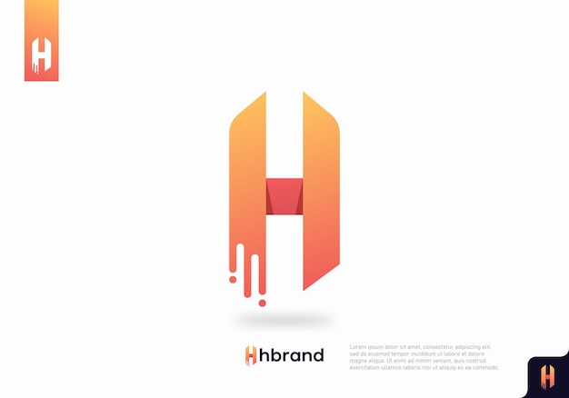 Vector letter h logo icon template