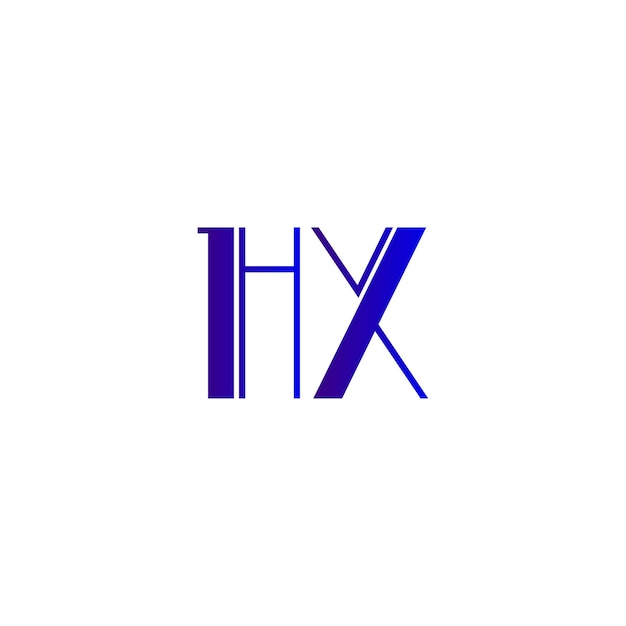 letter hx logo icon