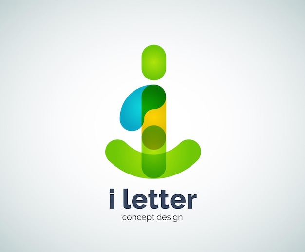 Letter i logo