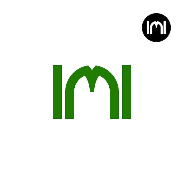 Letter IMI Monogram Logo Design