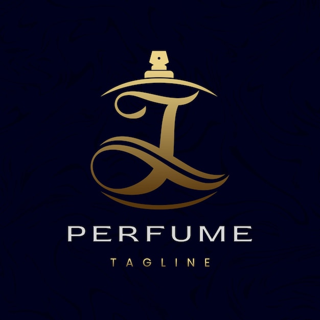 Letter J Perfume Logo Design Elegant Luxury Scent Initial Logo