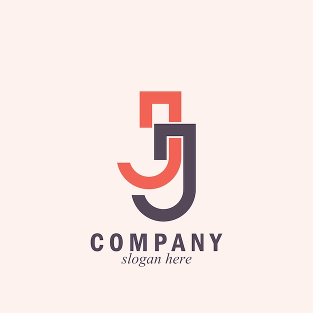 Letter J simple and luxury logo symbol vector design template