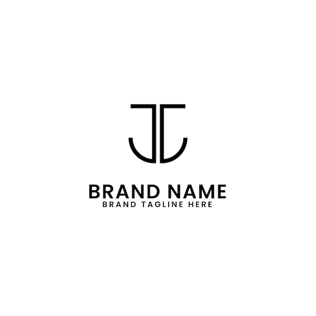 letter jj creative logo design