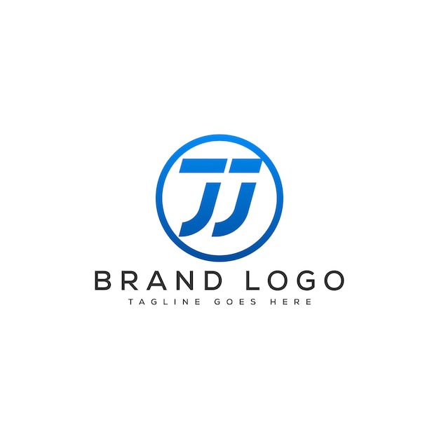 Vector letter jj logo design vector template design for brand