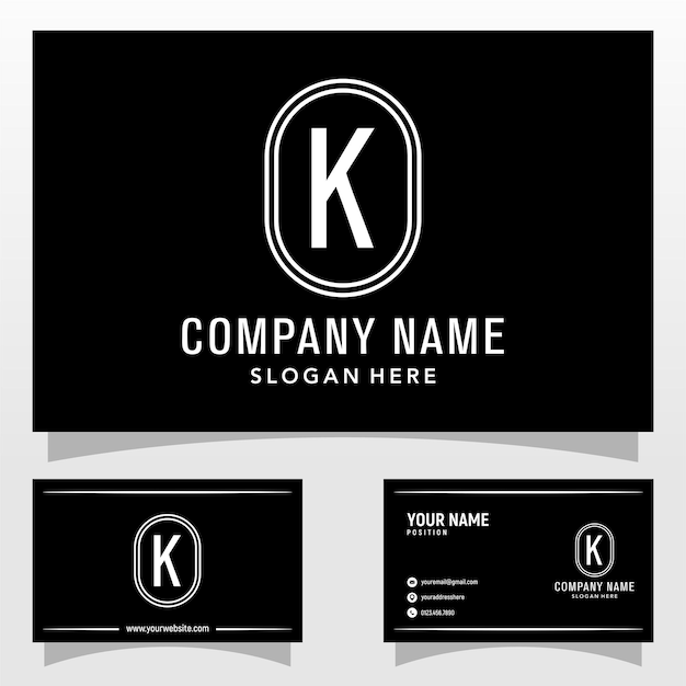 Letter K Elegant Logo Design Template Inspiration Vector Illustration