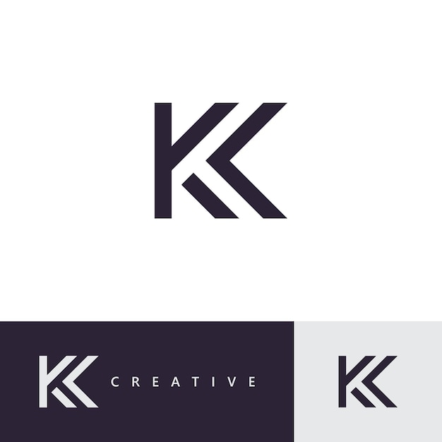 Letter K logo design Logo template Creative K logo vector symbol