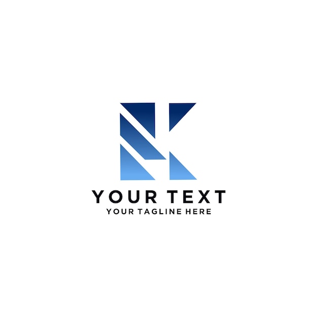 Letter - K logo icon vector image