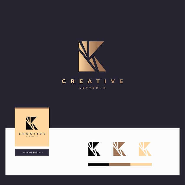 Letter k logotype