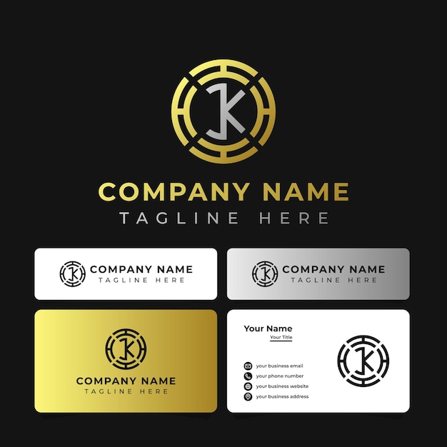 Letter KH Coin Logo, is suitable for any business.