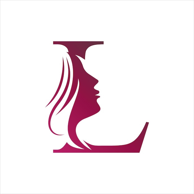 Letter L Beauty Salon Logo Design