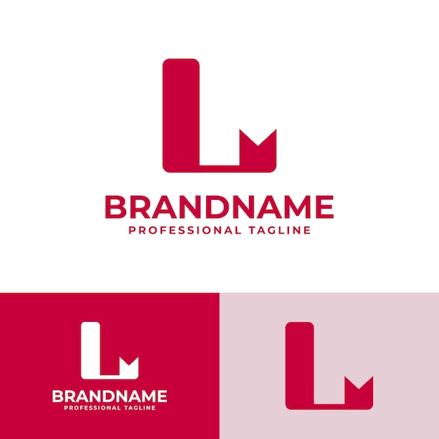 Letter L Bookmark Logo suitable for business related to Bookmark with L initial