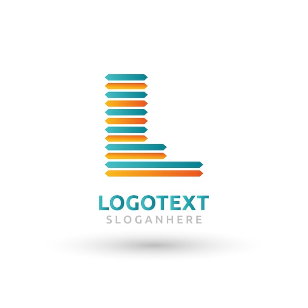 Vector letter l logo