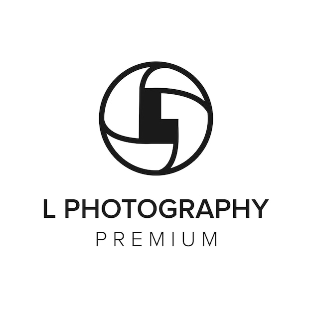 letter L Photography Logo icon vector template