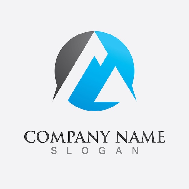 A Letter Logo Business icon Template Vector design