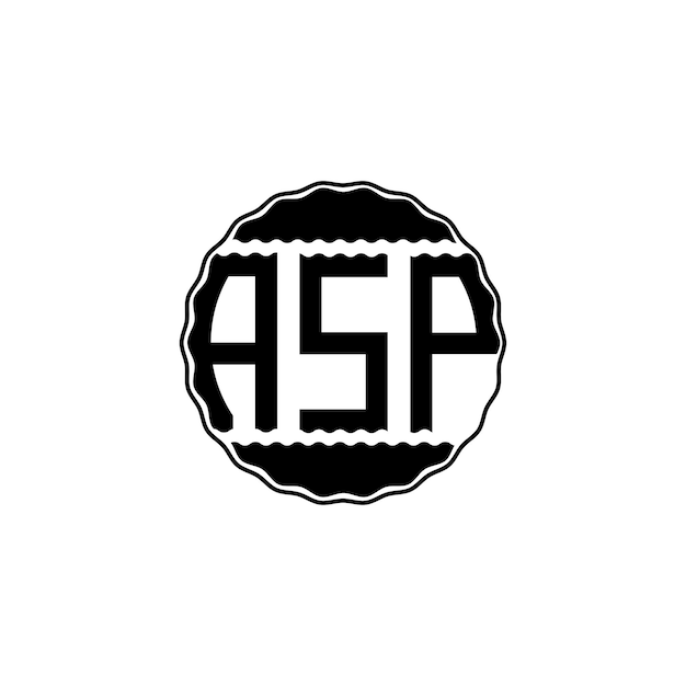 Letter Logo design 'ASP'