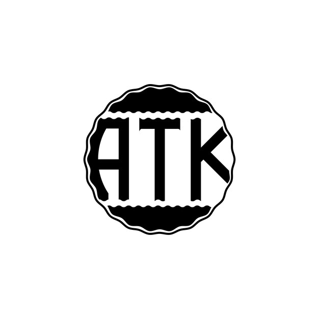 Letter Logo design 'ATK'