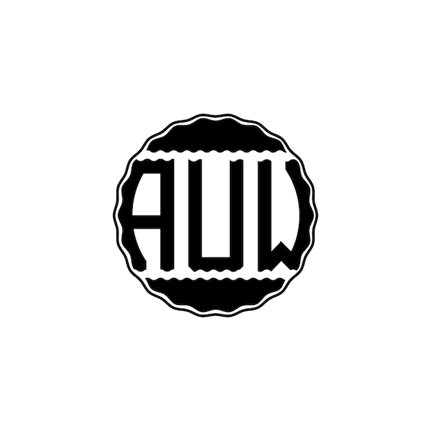 Letter Logo design 'AUW'