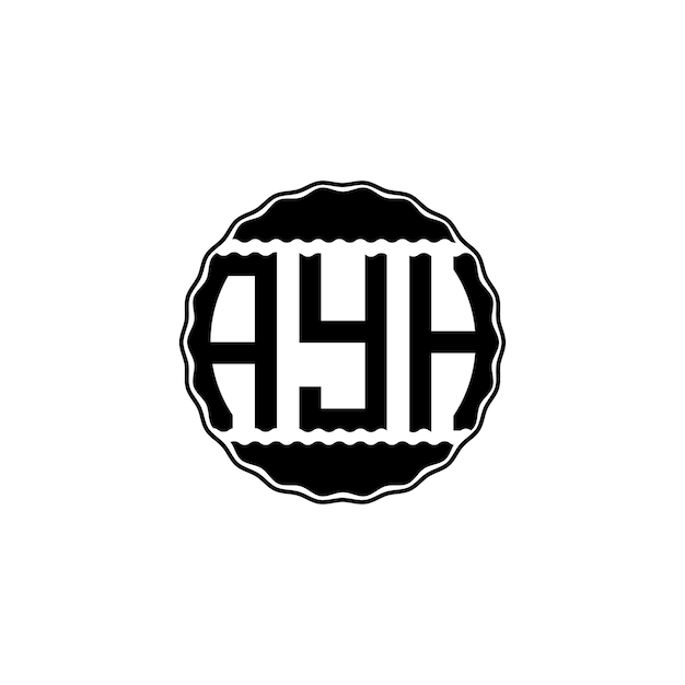 Letter Logo design 'AYH'