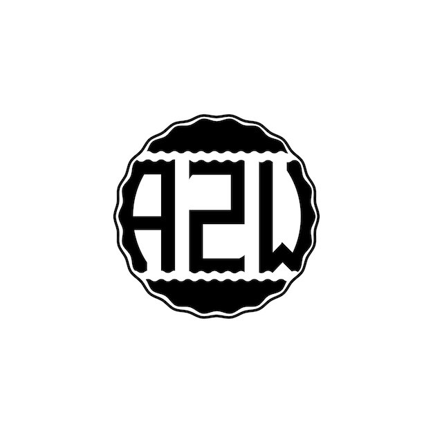 Letter Logo design 'AZW'