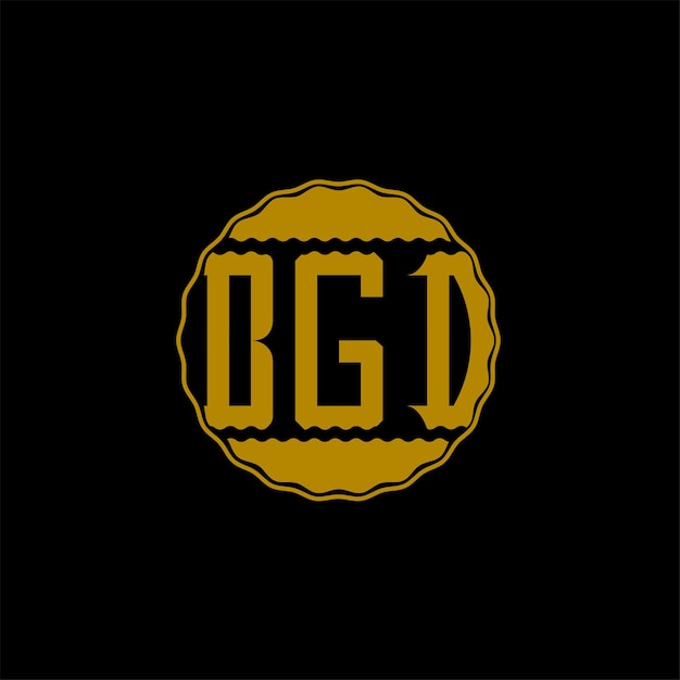 Letter Logo design 'BGD'