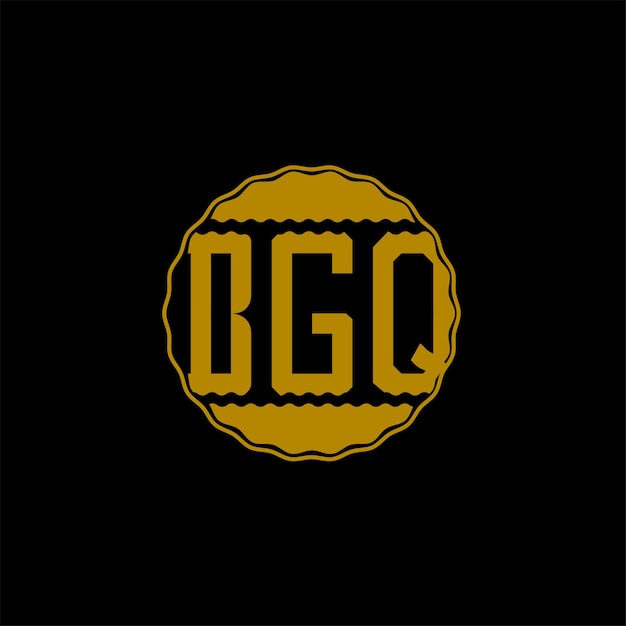 Letter Logo design 'BGQ'