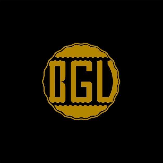 Letter Logo design 'BGU'