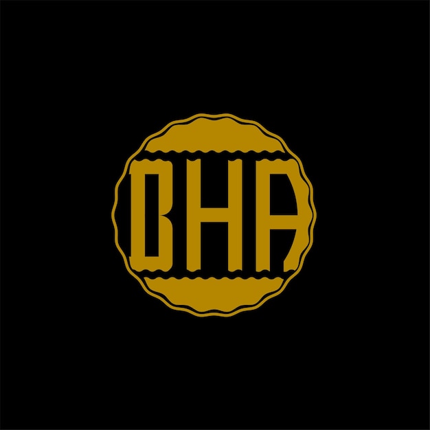 Letter Logo design 'BHA'