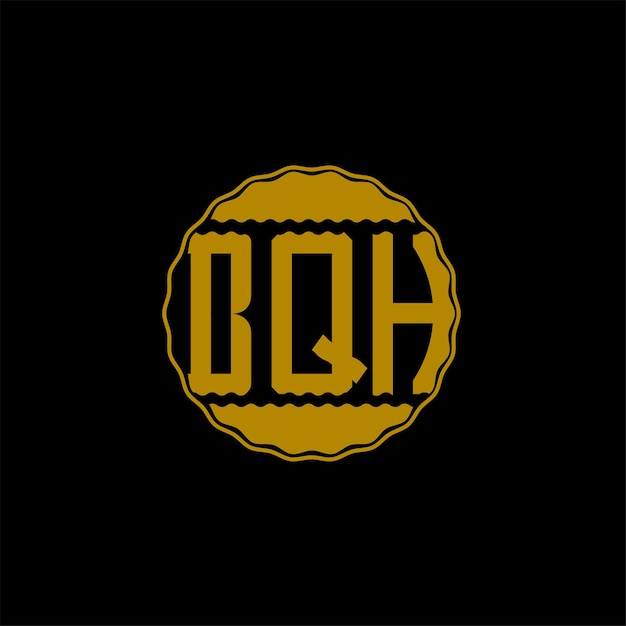 Letter Logo design 'BQH'