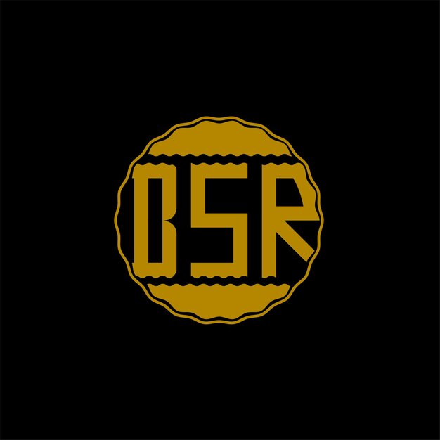 Letter Logo design 'BSR'