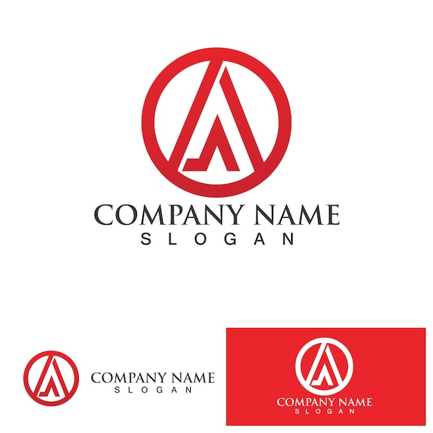 A Letter Logo Template