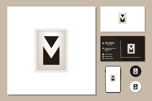 Letter M for logo design inspiration