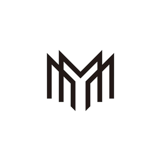 Letter M logo with modern design idea your company or business