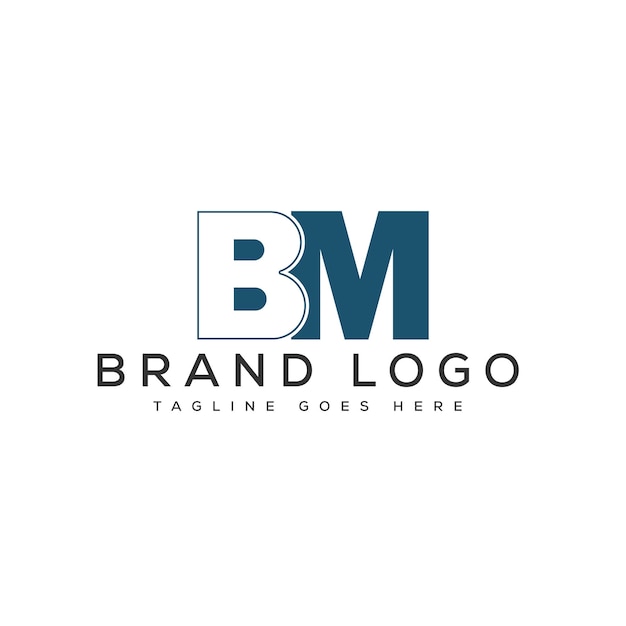 Vector letter mb logo design vector template design for brand