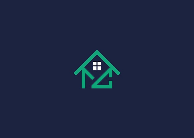 letter mc with house logo icon design vector design template inspiration