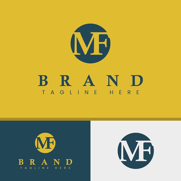 Letter MF Monogram Logo