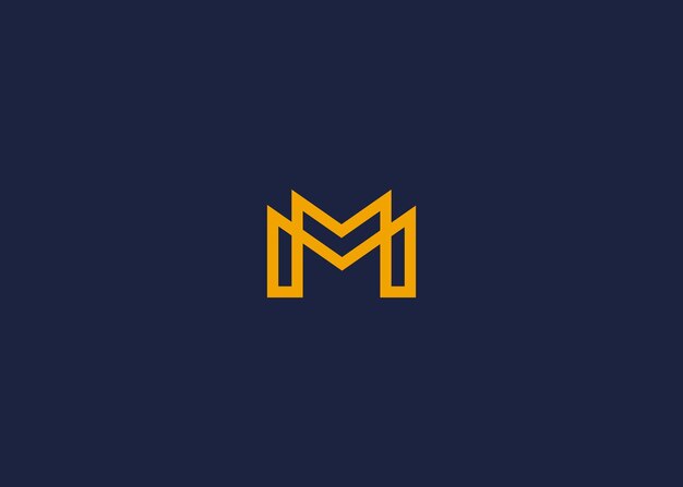 letter mm logo icon design vector design template inspiration