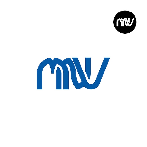 Letter MNV Monogram Logo Design