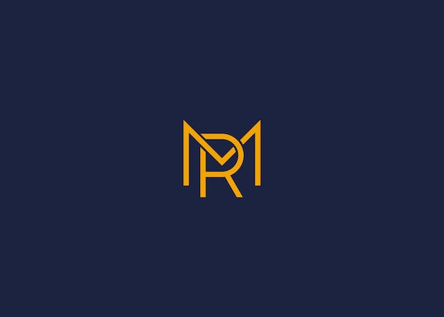 Vector letter mr logo icon design vector design template inspiration