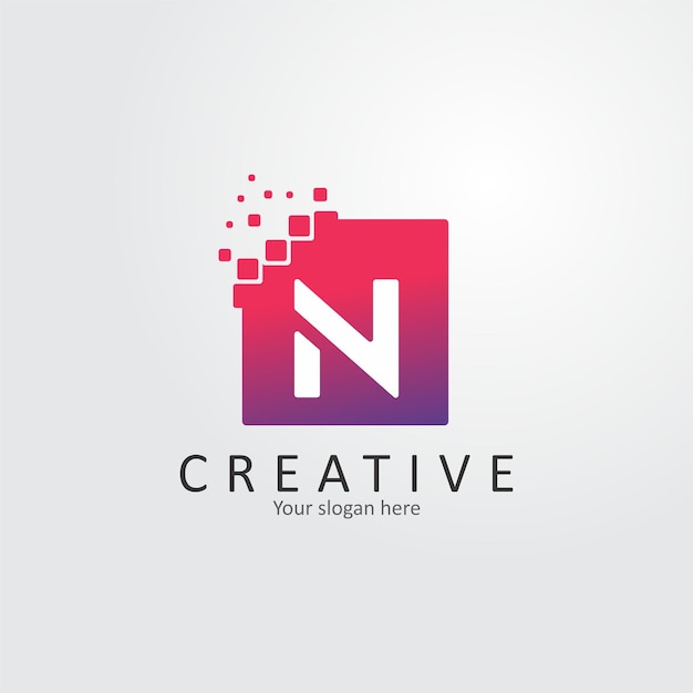 Letter N Logo N Letter Design Vector