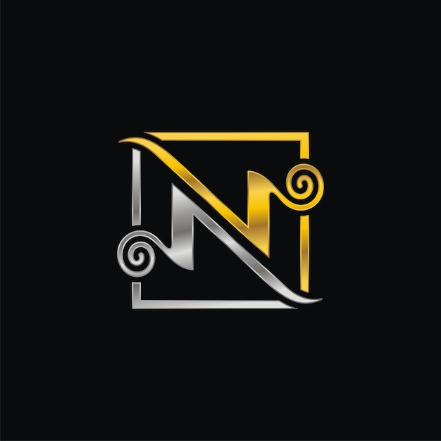 Letter n luxury logos