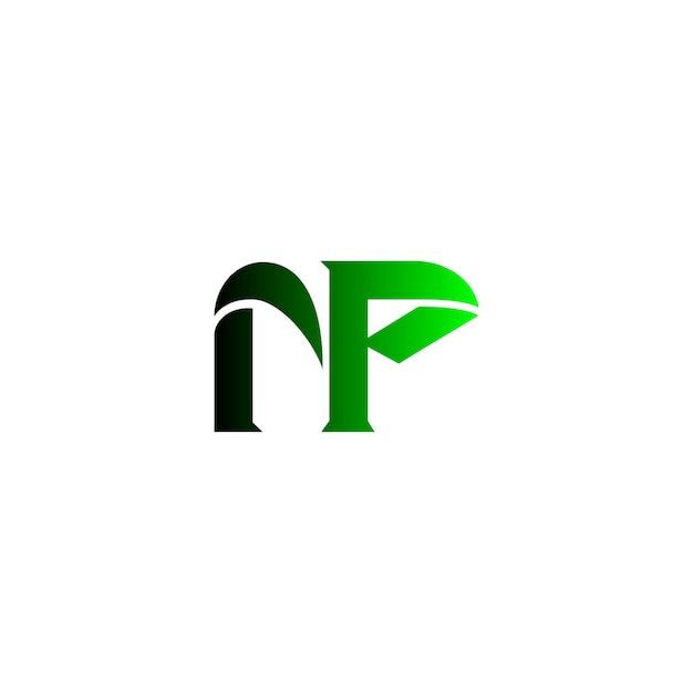 letter np logo design