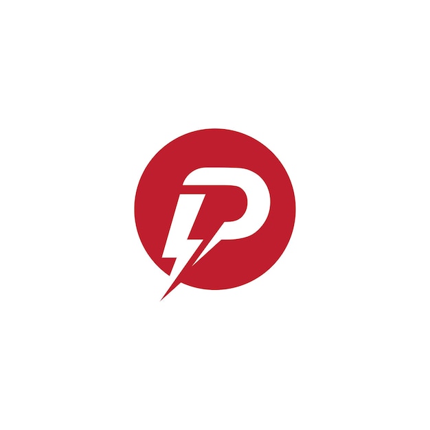 Letter P Logo Power