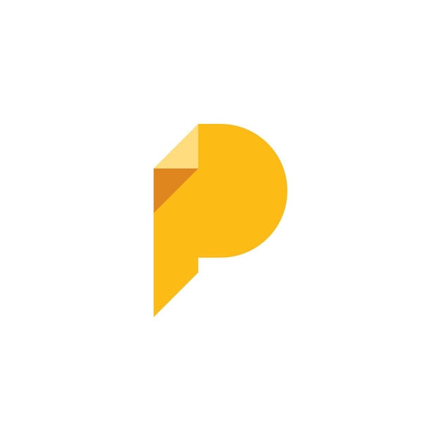 Letter P logo symbol design template