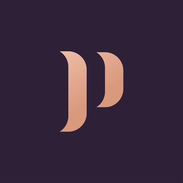 Letter P logo symbol design template