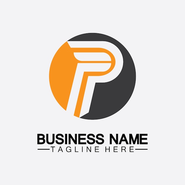 Letter P Logo vector illustration design