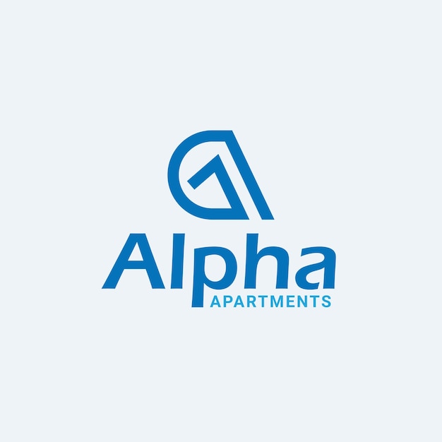 Letter A plus Home - Alpha home logo