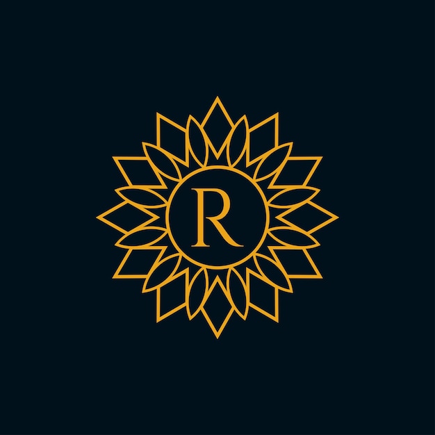 Letter R Design Vector