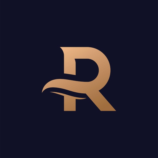 Letter R logo design Logo template Creative R logo vector symbol