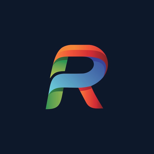 Letter r logo